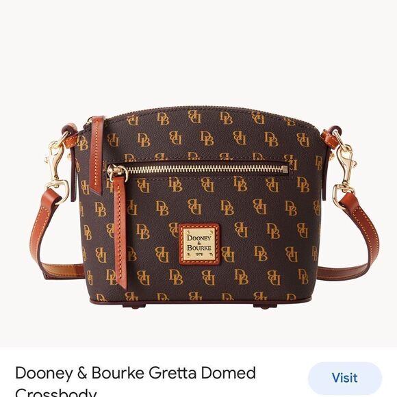 HP 🎉🎉Dooney & Bourke Gretta Domed Crossbody - Picture 1 of 14